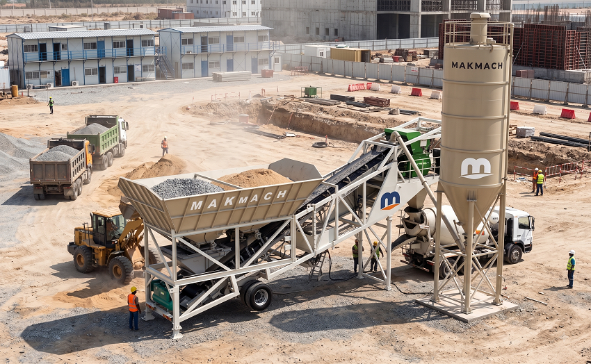 Mobil 30M Beton Santrali