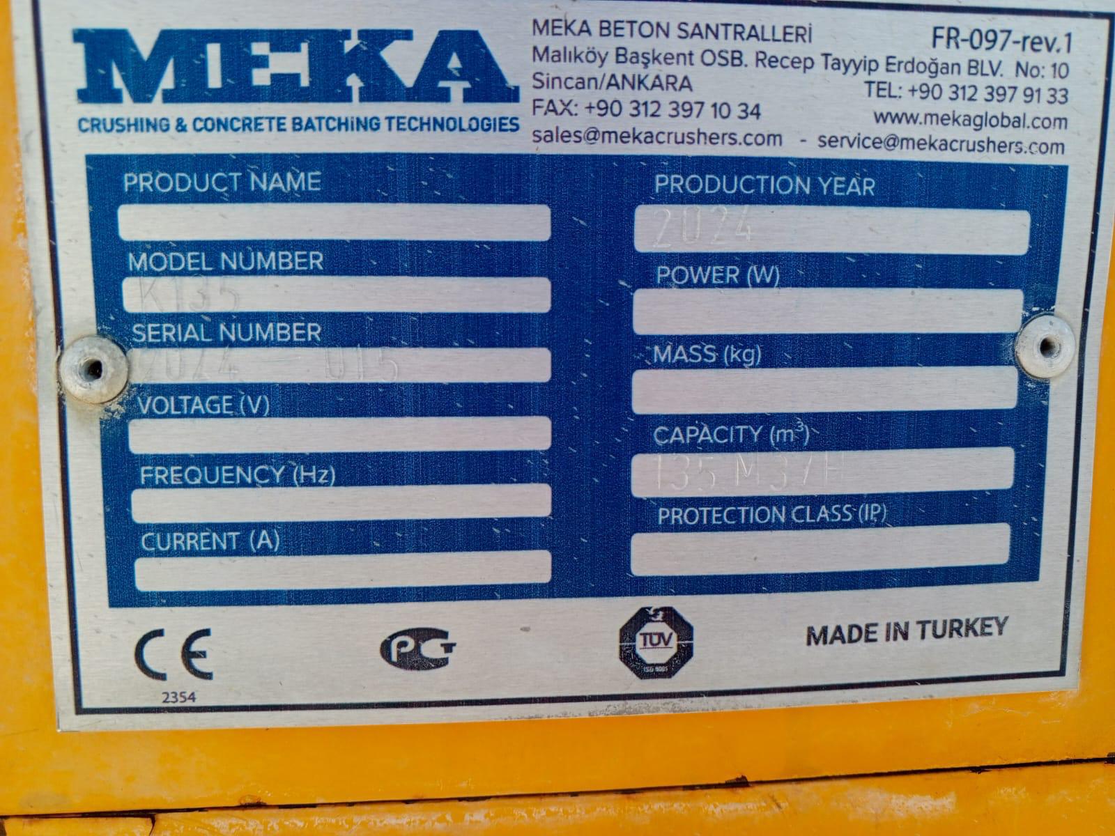 2024 model 140 lık Meka Plaka