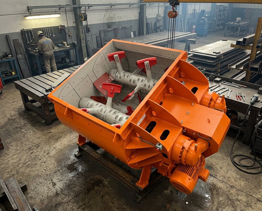 Twin Shaft Karıştırıcılar